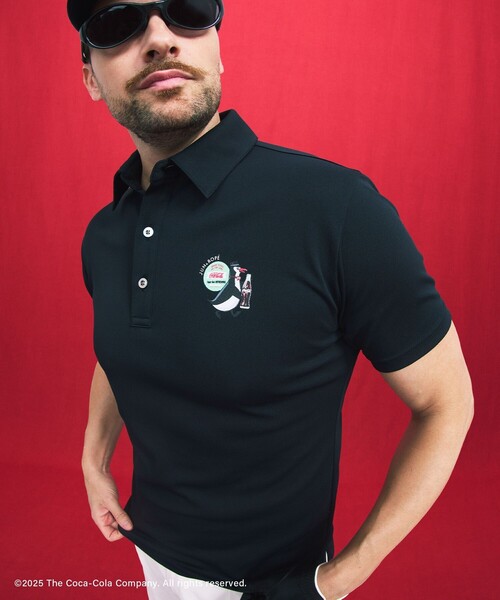 fcrb XL ブラック Coca-Cola ポロシャツ F.C.Real Bristol エフシーレアルブリストル x COCA-COLA コカ コーラ