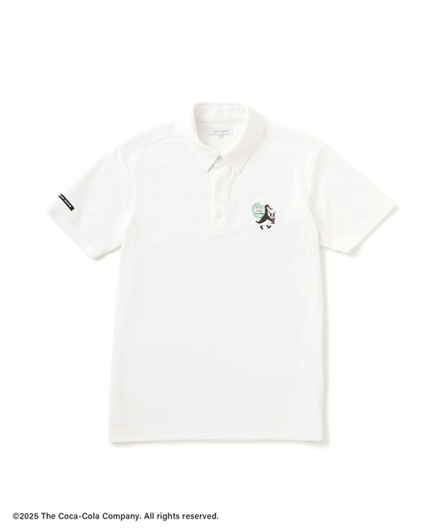 Coca Cola（コカコーラ）の「コカ・コーラ バックプリント メンズポロシャツ（ポロシャツ・メンズ・ブラック/ホワイト・M/L/XL）」の18枚目の写真