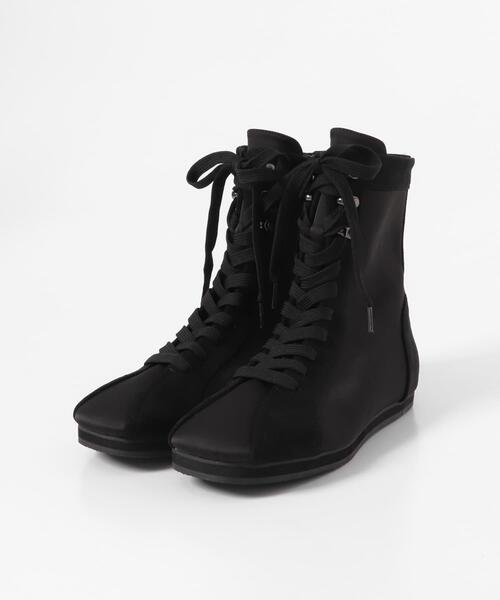 KBF（ケイビーエフ）の「レースアップハイカットスニーカー（スニーカー・レディース・ブラック・36/37/38）」の8枚目の写真