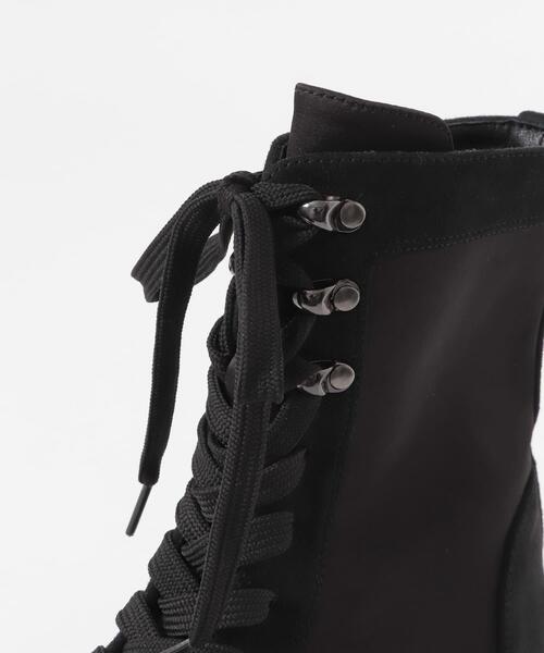 KBF（ケイビーエフ）の「レースアップハイカットスニーカー（スニーカー・レディース・ブラック・36/37/38）」の12枚目の写真