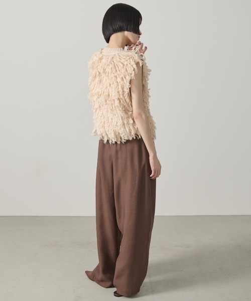 ループフリンジニットベスト（ベスト）｜AIC.（エーアイシー）の