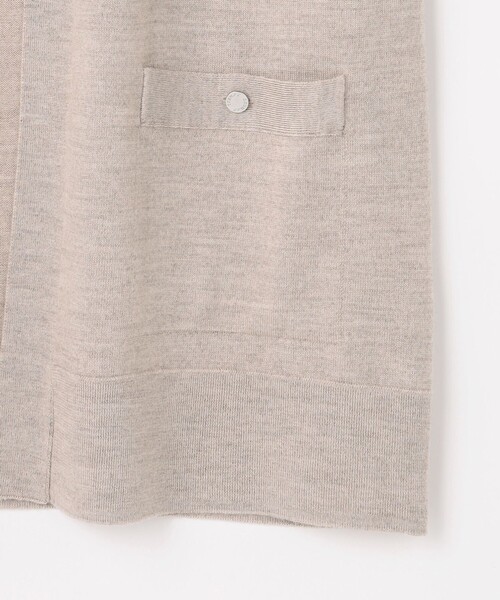 J.PRESS(ジェイプレス)の「KNIT BASIC ロング カーディガン(カーディガン/ボレロ・レディース・ネイビー系/ダークブラウン系/ベージュ系/ライトグレー系・T15/T13)」の14枚目の写真