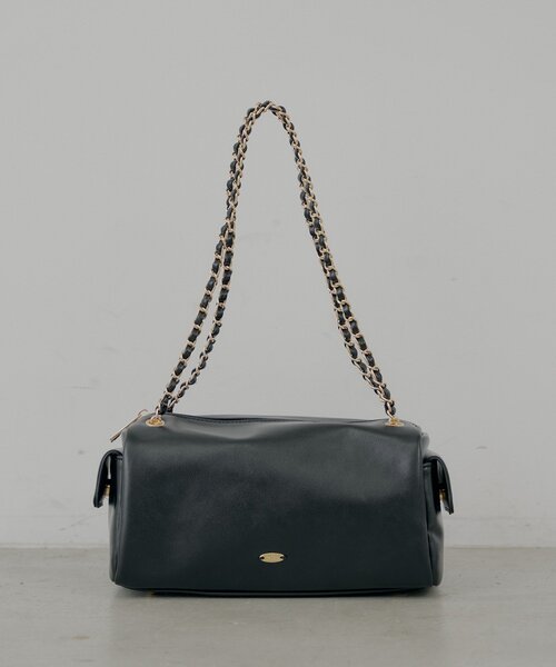 Chico（チコ）の「チェーンハンドル横長スエードバッグ（ボストンバッグ・レディース・ブラウン/アイボリー/ピンクベージュ/ブラック系その他3・FREE）」の8枚目の写真