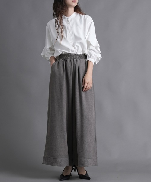 セール】ピーチワッシャーガウチョパンツ（その他パンツ）｜laurea