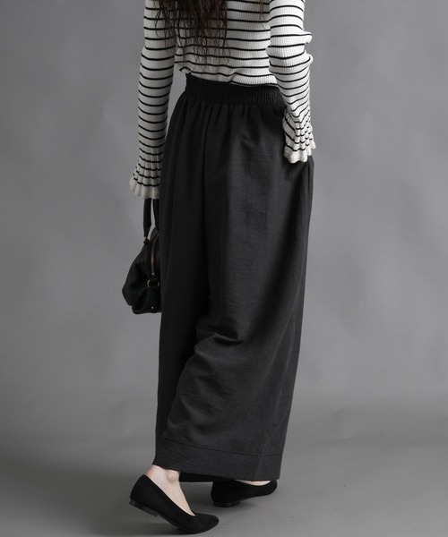 セール】ピーチワッシャーガウチョパンツ（その他パンツ）｜laurea