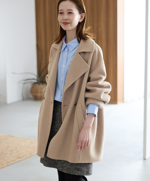 SLOBE IENA(X[uCGi)souple wool _utFCX~hR[g(s[R[g)