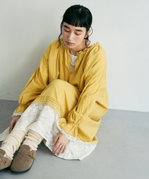 Crisp | ナチュラルスモックワンピース(ワンピース)