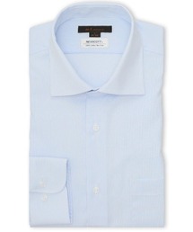 m.f.editorial | 【綿100% ノンアイロン】m.f.エディトリアル メンズ ワイドカラー ビジネスドレス長袖シャツ(ビジネスシャツ)