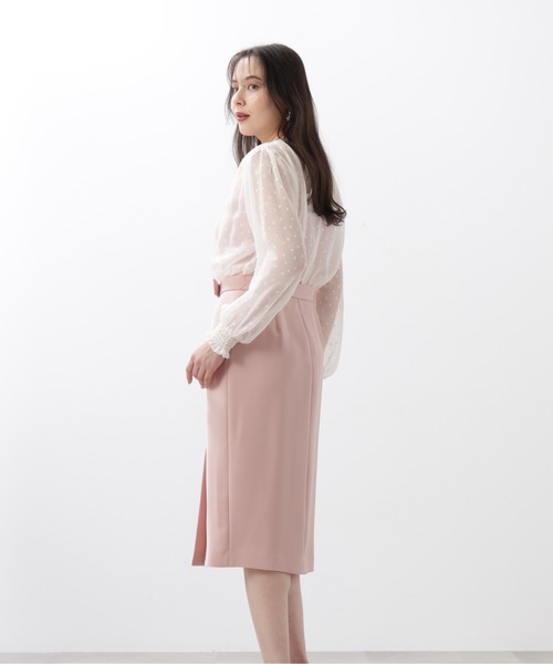 PINKY&DIANNE(ピンキーアンドダイアン)の「【URBAN PRECIOUS 】オパールコンビタイトワンピース(ワンピース・レディース・ブラック/ピンク・38/36)」の13枚目の写真