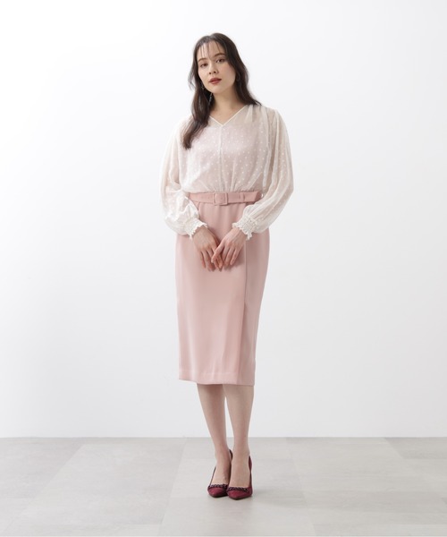 PINKY&DIANNE(ピンキーアンドダイアン)の「【URBAN PRECIOUS 】オパールコンビタイトワンピース(ワンピース・レディース・ブラック/ピンク・38/36)」の15枚目の写真
