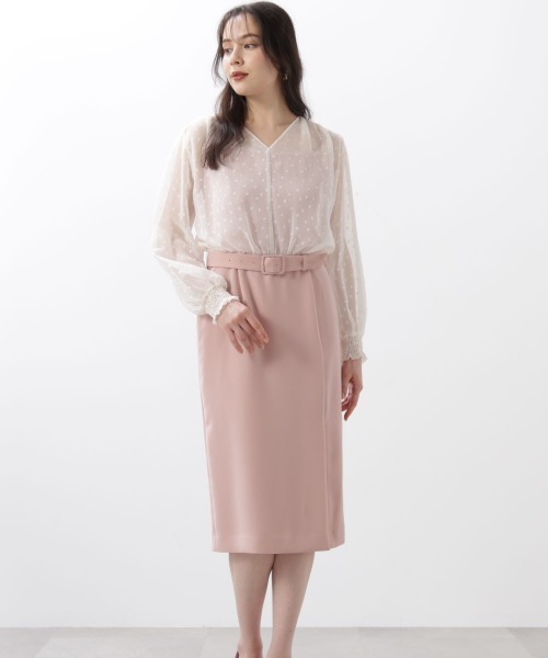 PINKY&DIANNE(ピンキーアンドダイアン)の「【URBAN PRECIOUS 】オパールコンビタイトワンピース(ワンピース・レディース・ブラック/ピンク・38/36)」の17枚目の写真
