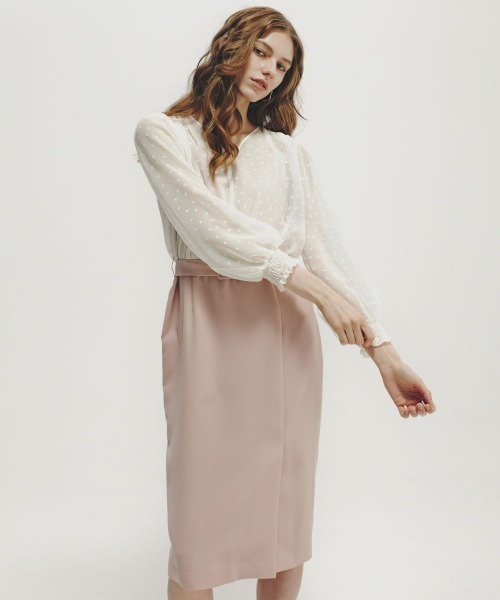 PINKY&DIANNE(ピンキーアンドダイアン)の「【URBAN PRECIOUS 】オパールコンビタイトワンピース(ワンピース・レディース・ブラック/ピンク・38/36)」の18枚目の写真