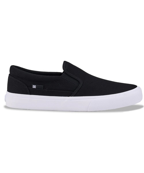 DC SHOES(ディーシーシューズ)の「VARIAL SLIP-ON/DCユニセックススリッポンスニーカー(スニーカー・メンズ・ブラック/スミクロ・24cm/23.5cm/24.5cm/23cm/29cm/28.5cm/28cm/27.5cm/27cm/26.5cm/26cm/25.5cm/25cm/30cm)」の3枚目の写真