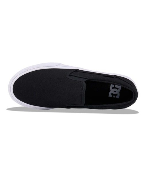 DC SHOES(ディーシーシューズ)の「VARIAL SLIP-ON/DCユニセックススリッポンスニーカー(スニーカー・メンズ・ブラック/スミクロ・24cm/23.5cm/24.5cm/23cm/29cm/28.5cm/28cm/27.5cm/27cm/26.5cm/26cm/25.5cm/25cm/30cm)」の5枚目の写真