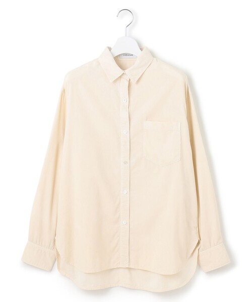 23区 S(ニジュウサンクチイサイサイズ)の「コットン コーデュロイ シャツ(シャツ/ブラウス・レディース・ダルブルー系/ピンク系/ライトグレー系/ホワイト系・32)」の22枚目の写真