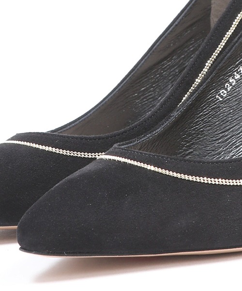 SEVEN TWELVE THIRTY（セヴントゥエルヴサーティー）の「Lovely Walk チェーンアクセントパンプス（パンプス・レディース・ブラック/ダークブラウン/ベージュ/ボルドー・22cm/22.5cm/23cm/23.5cm/24cm/24.5cm）」の12枚目の写真