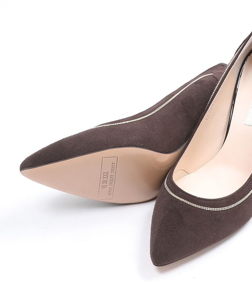 SEVEN TWELVE THIRTY（セヴントゥエルヴサーティー）の「Lovely Walk チェーンアクセントパンプス（パンプス・レディース・ブラック/ダークブラウン/ベージュ/ボルドー・22cm/22.5cm/23cm/23.5cm/24cm/24.5cm）」の15枚目の写真