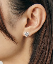 【GOLDY】ルーカス ハート ID プレート ピアス 1251003