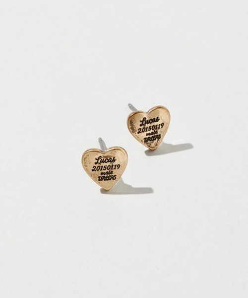 GOLDY(ゴールディ)の「【GOLDY】ルーカス ハート ID プレート ピアス 1251003(ピアス(両耳用)・レディース・シルバー/ゴールド系その他2/ゴールド/シルバー系その他・FREE)」の10枚目の写真