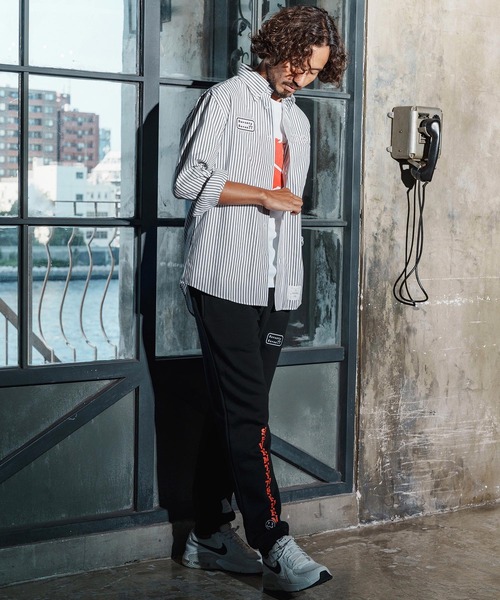 seventy seven(セブンティセブン)の「ms6259-stripe L-S shirt(25W) ストライプシャツ(7725W260)(シャツ/ブラウス・メンズ・ベージュ/ネイビー/ブラック・XL/L/M/S)」の18枚目の写真