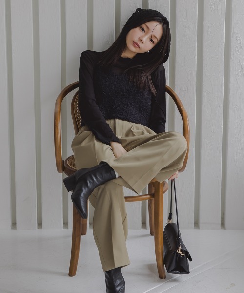 Petitjo(プッチージョ)の「小さいサイズ ビスチェ 低身長さん・小柄女性(ベスト・レディース・キナリ/ブラック・XS-S/M-L)」の13枚目の写真