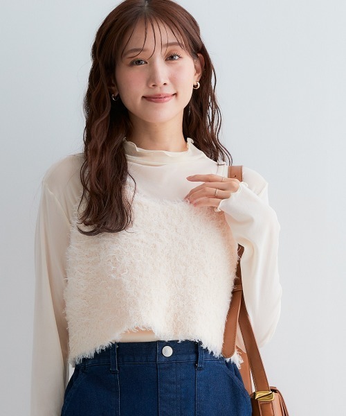 Petitjo(プッチージョ)の「小さいサイズ ビスチェ 低身長さん・小柄女性(ベスト・レディース・キナリ/ブラック・XS-S/M-L)」の14枚目の写真