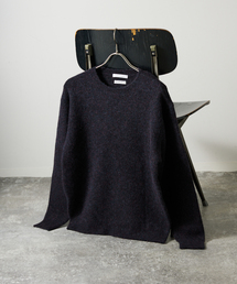 JOURNAL STANDARD ネイビー ポロネック スウェット JOURNAL STANDARD ネイビー ポロネック スウェット