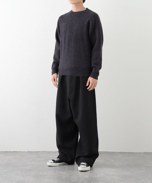 セール】YAK / ヤク アルパカ ブレンド タック ニット（ニット