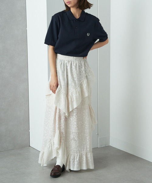 FRED PERRY(フレッドペリー)の「【FRED PERRY】THE FRED PERRY SHIRT M6000(ポロシャツ・レディース・ネイビー/ダークインディゴブルー/ブラック/オフホワイト/ネイビー系1/ブラック系1/バーガンディー・XS/XL/L/M/S)」の12枚目の写真