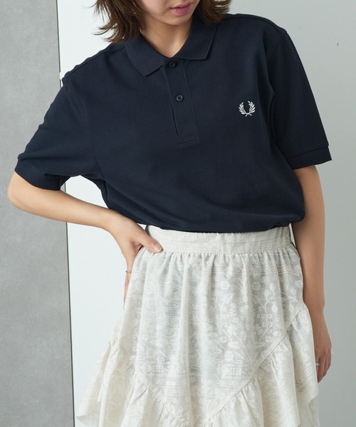 FRED PERRY(フレッドペリー)の「【FRED PERRY】THE FRED PERRY SHIRT M6000(ポロシャツ・レディース・ネイビー/ダークインディゴブルー/ブラック/オフホワイト/ネイビー系1/ブラック系1/バーガンディー・XS/XL/L/M/S)」の9枚目の写真
