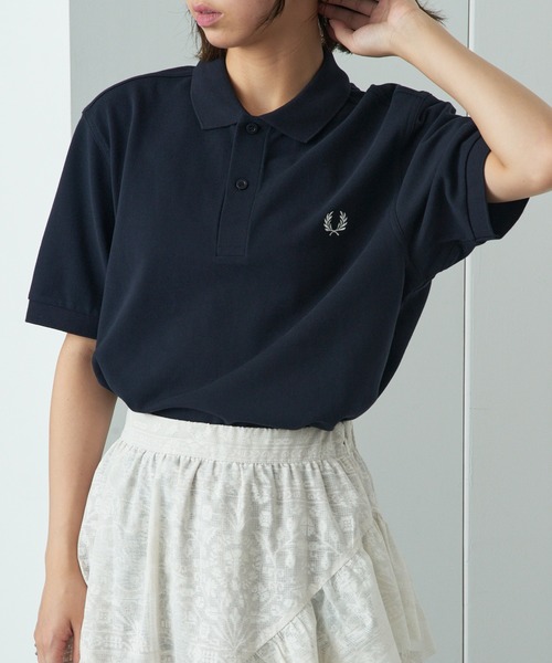 FRED PERRY(フレッドペリー)の「【FRED PERRY】THE FRED PERRY SHIRT M6000(ポロシャツ・レディース・ネイビー/ダークインディゴブルー/ブラック/オフホワイト/ネイビー系1/ブラック系1/バーガンディー・XS/XL/L/M/S)」の10枚目の写真