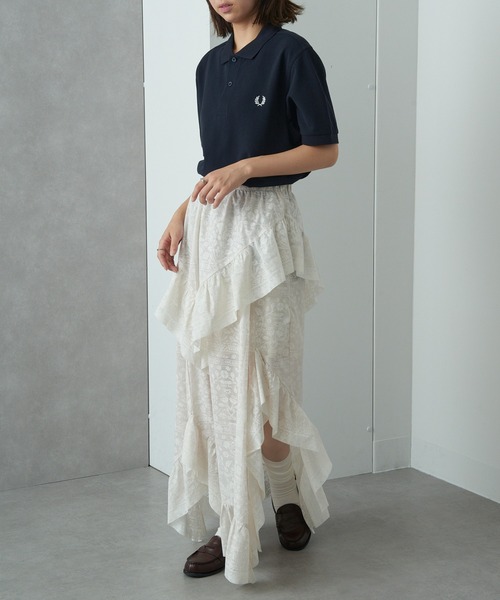 FRED PERRY(フレッドペリー)の「【FRED PERRY】THE FRED PERRY SHIRT M6000(ポロシャツ・レディース・ネイビー/ダークインディゴブルー/ブラック/オフホワイト/ネイビー系1/ブラック系1/バーガンディー・XS/XL/L/M/S)」の11枚目の写真