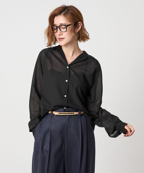 ☆acca☆ バレッタ リボン ベロア ラインストーン ブラック