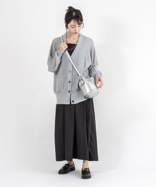 Rivel(リヴェル)の「【andrea cardone/アンドレアカルドネ】ワンハンドル レザー バケツバッグ(ハンドバッグ・レディース・ブラック/シルバー/ブラウン/アイボリー・FREE)」の11枚目の写真