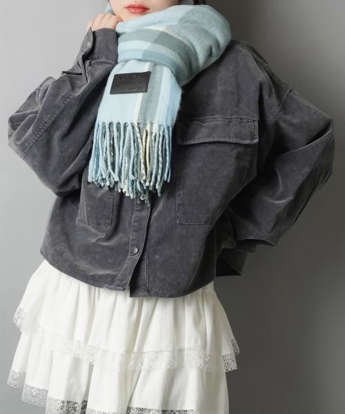 SPINNS（スピンズ）の「スタイルUP★ヴィンテージ加工ショートシャツ/ケミカル（シャツ/ブラウス・レディース・グレー/キャメル/チャコール・ONESIZE）」の12枚目の写真