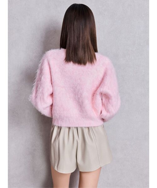 セール】BRATTY MOHAIR LIKEショートニットトップス（ニット/セーター