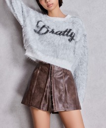 GYDA | BRATTY MOHAIR LIKEショートニットトップス(ニット/セーター)