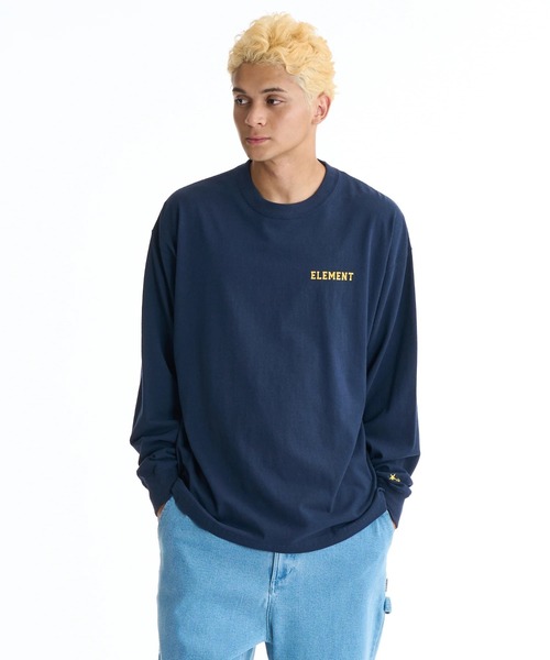 ELEMENT(エレメント)の「【直営店限定】ELEMENT メンズ LION LS ロンT 【2025年秋冬モデル】/エレメントバックプリントビックシルエット長袖ロンT(Tシャツ/カットソー・メンズ・ブラック/ホワイト/ネイビー・MEDIUM/LARGE/X-LARGE)」の10枚目の写真