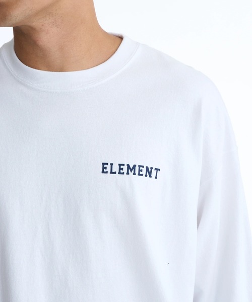 ELEMENT(エレメント)の「【直営店限定】ELEMENT メンズ LION LS ロンT 【2025年秋冬モデル】/エレメントバックプリントビックシルエット長袖ロンT(Tシャツ/カットソー・メンズ・ブラック/ホワイト/ネイビー・MEDIUM/LARGE/X-LARGE)」の5枚目の写真