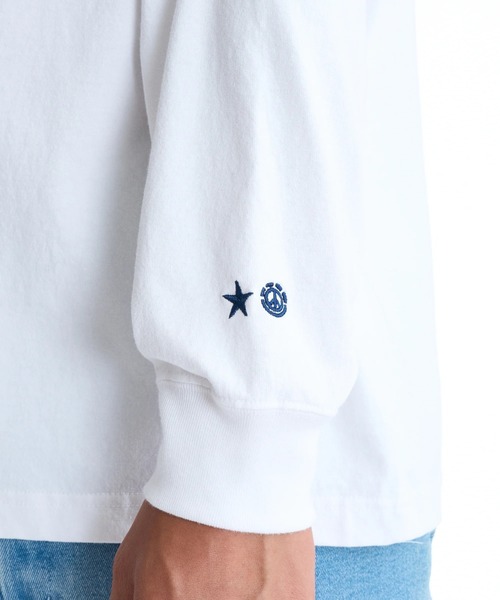 ELEMENT(エレメント)の「【直営店限定】ELEMENT メンズ LION LS ロンT 【2025年秋冬モデル】/エレメントバックプリントビックシルエット長袖ロンT(Tシャツ/カットソー・メンズ・ブラック/ホワイト/ネイビー・MEDIUM/LARGE/X-LARGE)」の6枚目の写真