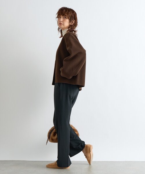 RIVE DROITE（リヴドロワ）の「【上品見え】ウールリバーショートコート（その他アウター・レディース・チャコールグレー/キャメル/ブラウン・FREE）」の16枚目の写真
