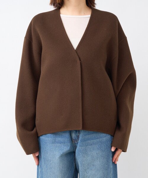 RIVE DROITE（リヴドロワ）の「【上品見え】ウールリバーショートコート（その他アウター・レディース・チャコールグレー/キャメル/ブラウン・FREE）」の22枚目の写真