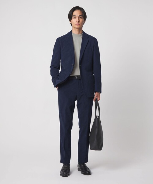 UNITED ARROWS（ユナイテッドアローズ）の「モックネックニット UA COZY ウォッシャブル（ニット/セーター・メンズ・グレー系/オフホワイト/ブラック/ロイヤルブルー・M/XL/XXL/L/S）」の14枚目の写真