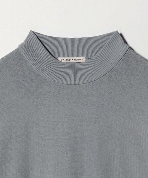 UNITED ARROWS（ユナイテッドアローズ）の「モックネックニット UA COZY ウォッシャブル（ニット/セーター・メンズ・グレー系/オフホワイト/ブラック/ロイヤルブルー・M/XL/XXL/L/S）」の20枚目の写真
