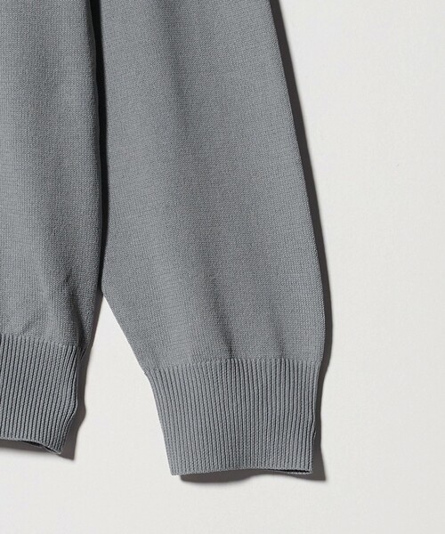UNITED ARROWS（ユナイテッドアローズ）の「モックネックニット UA COZY ウォッシャブル（ニット/セーター・メンズ・グレー系/オフホワイト/ブラック/ロイヤルブルー・M/XL/XXL/L/S）」の21枚目の写真