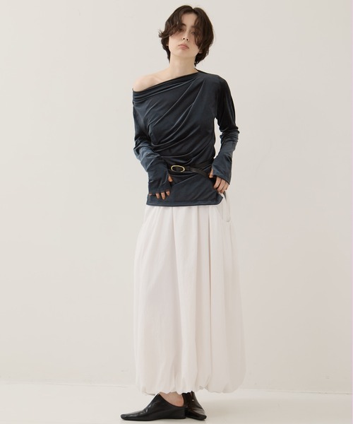 STUDIOUS(ステュディオス)の「【STUDIOUS/ステュディオス】Oval Buckle Belt/オーバルバックルベルト(ベルト・レディース・シルバー/ゴールド・FREE)」の10枚目の写真