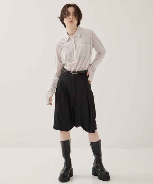 STUDIOUS(ステュディオス)の「【STUDIOUS/ステュディオス】Oval Buckle Belt/オーバルバックルベルト(ベルト・レディース・シルバー/ゴールド・FREE)」の16枚目の写真