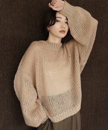select MOCA Et | 【Et】Mohair-like Crew Neck Knit(ニット/セーター)