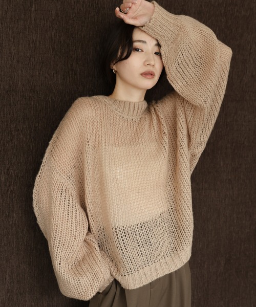 新品♡ Na.e 【EVER SERIES】Crew Neck Knit モカ EVER SERIES】Crew Neck Knit | Na.e
