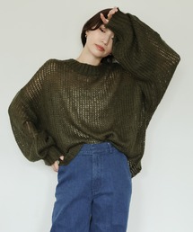select MOCA Et（セレクトモカエト）の「【Et】Mohair-like Crew Neck Knit（ニット/セーター）」